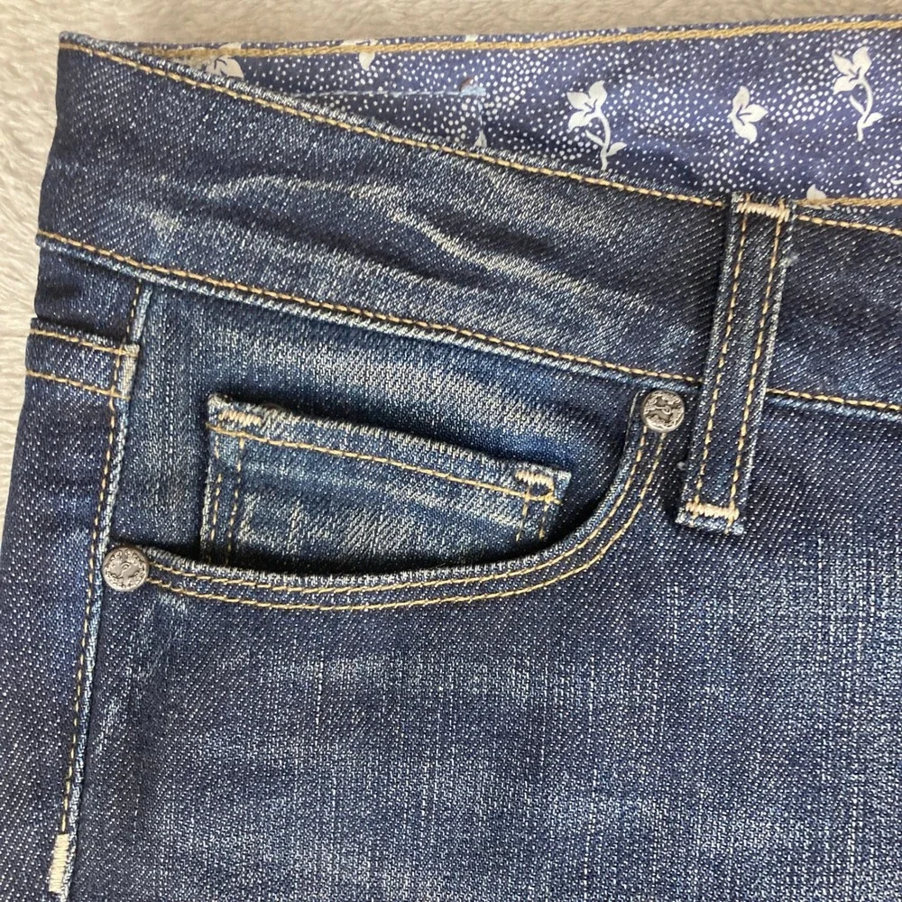 Paige Premium Jeans Women's Size 30 Cloverdale Bootcut Dark Wash Flap‎ Pockets